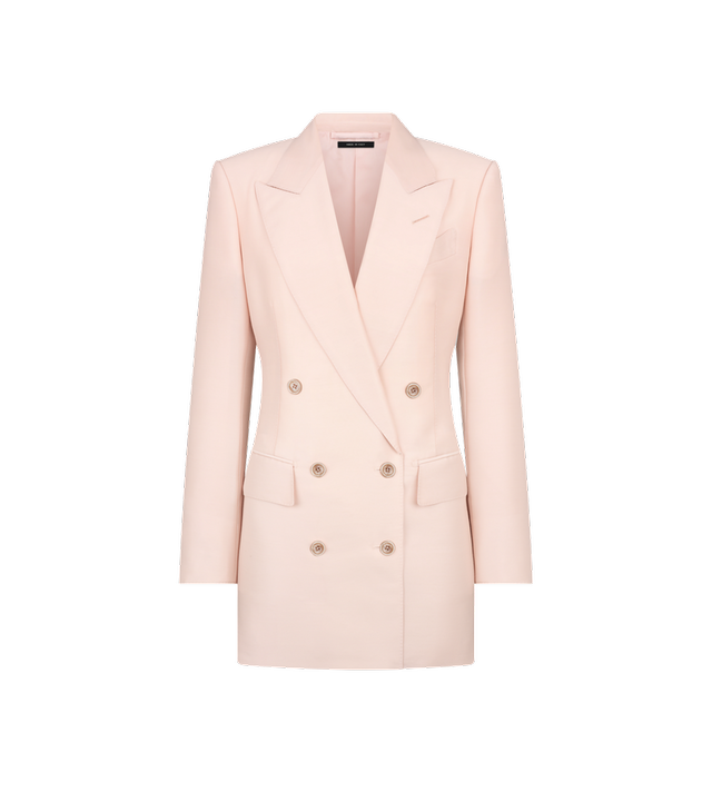 DOUBLE BREASTED PEAK LAPEL JACKET