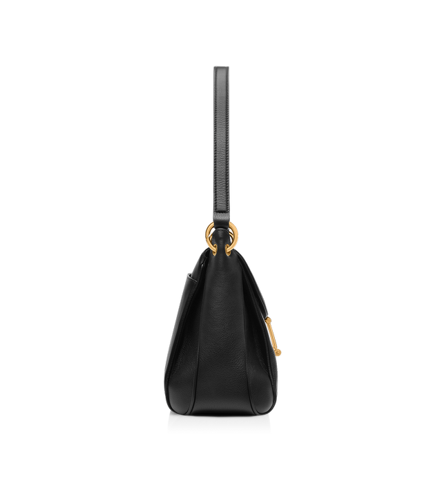 NATURAL GRAIN LEATHER TARA MEDIUM SHOULDER BAG